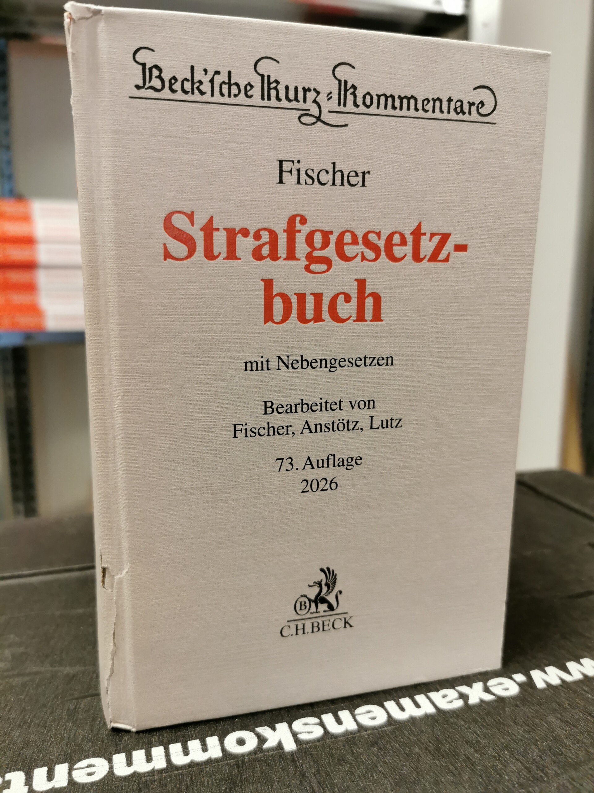 Fischer Strafgesetzbuch 2026 Mängelexemplar